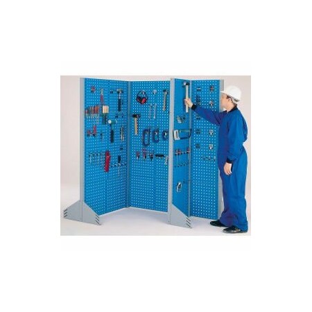 Bott Ltd Bott - Freestanding Toolboard, Single-Sided Louvered Panel, 20"W, 4 Panel, Starter 798852